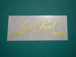 GIBSON LES PAUL SPECIAL REPAIR LOGO DECAL INSTANT LETTERING TYPE