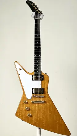 GIBSON CUSTOM SHOP HERITAGE EXPLORER LEFTY KORINA ANTIQUE NATURAL USA 1987 MOD