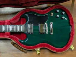 GIBSON USA  SG STANDARD ‘61 TRANSLUCENT TEAL WITH HARD CASE F/S