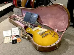 GIBSON CUSTOM SHOP 60TH 1959 LES PAUL STANDARD GREEN LEMON FADE VOS 2019