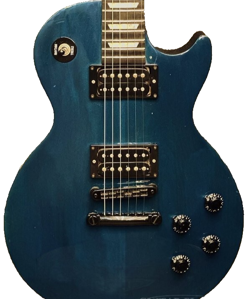 [GIBSON] LES PAUL STUDIO LITE TRANSLUCENT BLUE 1995 ELECTRIC GUITAR W/HARD CASE