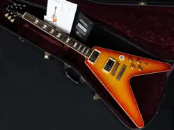 GIBSON CUSTOM SHOP FLYING V STANDARD WASHED CHERRY GLOSS 2016 ELECTRIC GUITAR