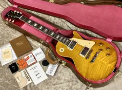 GIBSON CUSTOM SHOP HISTORIC COLLECTION 1959 LES PAUL STANDARD REISSUE VOS LEMON