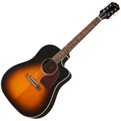 EPIPHONE INSPIRED BY GIBSON J 45 EC AGED VINTAGE SUNBURST GLOSS