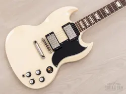 2014 GIBSON CUSTOM SHOP HISTORIC ‘61 LES PAUL SG STANDARD VOS POLARIS WHITE