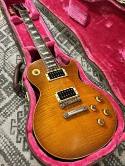 GIBSON LES PAUL CLASSIC PREMIUM PLUS HONEY BURST USA 1995 SOLID ELECTRIC GUITAR