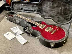 GIBSON LES PAUL STANDARD DC PLUS TRANS RED ELECTRIC GUITAR