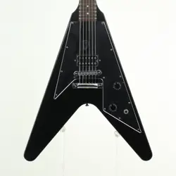 GIBSON FLYING V 67 REI 1H MOD MIRROR PICK GUARD EBONY 1999 USA ELECTRIC GUITAR