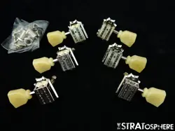 GIBSON USA LES PAUL STANDARD 50S SG VINTAGE DELUXE TUNERS TUNING PEGS, NICKEL