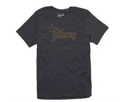 GIBSON STAR T-SHIRT IN CHARCOAL - XL