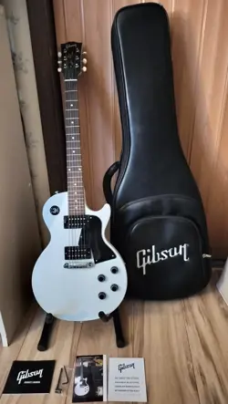 GIBSON LES PAUL SPECIAL TRIBUTE HUMBUCKER WORN WHITE