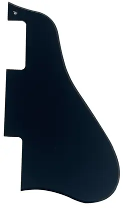 PICK GIBSON ES 335 STYLE GUITAR PICKGUARD SCRATCH PLATE SHORT,ACRYLIC BLACK