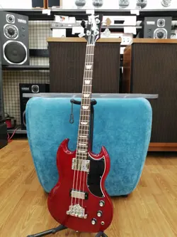 GIBSON SG STANDARD BASS ELECTRIC MAHOGANY BODY ROSEWOOD FRETBOARD USED