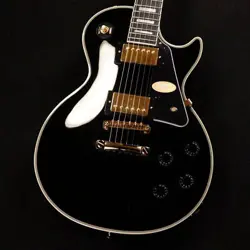 EPIPHONE INSPIRED BY GIBSON CUSTOM LES PAUL CUSTOM EBONY S N:24071522524