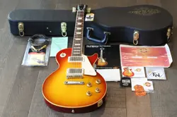 GIBSON CS 1958 LES PAUL STANDARD HISTORIC REISSUE CHERRY SUNBURST + COA OHSC