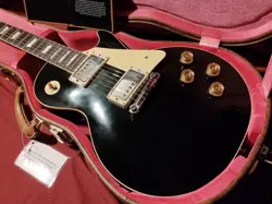 GIBSON CUSTOM SHOP 1954 LES PAUL STANDARD WRAPAROUND VOS ALL EBONY