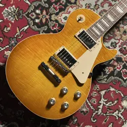 GIBSON EXCLUSIVE LES PAUL STANDARD 60S AAA FIGURED HONEY LEMON BURST