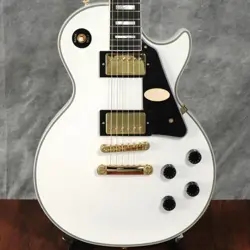 EPIPHONE INSPIRED BY GIBSON CUSTOM LES PAUL CUSTOM ALPINE WHITE WITH GIG BAG