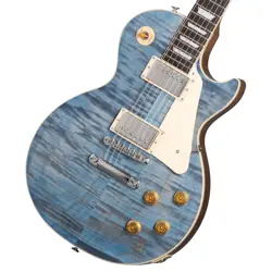 GIBSON USA LES PAUL STANDARD 50S FIGURED TOP OCEAN BLUE WITH HARD CASE