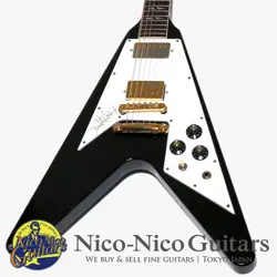 GIBSON USA 1991 JIMI HENDRIX FLYING V HALL OF FAME BLACK