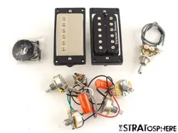 GIBSON PICKUPS POTS KNOBS EPIPHONE ADAM JONES LES PAUL CUSTOM, DUNCAN BRIDGE PU