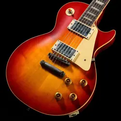 GIBSON CUSTOM SHOP 1958 LES PAUL STANDARD REISSUE VOS WASHED CHERRY SUNBURST WEI