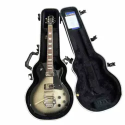 GIBSON LES PAUL STUDIO SILVER BURST  2018 ELECTRIC GUITAR WITH HARD CASE