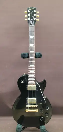 GIBSON LES PAUL STUDIO BLACK GOLD HARDWARE MADE IN USA 2001 ELECTRIC GUITAR