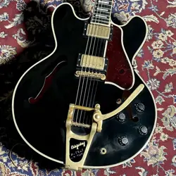 GIBSON CUSTOM SHOP ES-355 WITH BIGSBY EBONY BLACK 2011 4.02KG #GG4PR