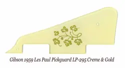 CREAM FLORAL PICKGUARD