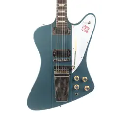 USED GIBSON CUSTOM 1963 FIREBIRD V WITH MAESTRO ULTRA LIGHT AGED - PELHAM BLUE