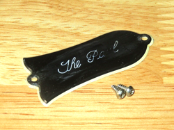 GIBSON 1980 BLACK 2 PLY  THE PAUL TRUSS ROD COVER