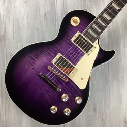 GIBSON LES PAUL STANDARD 60S FIGURED TOP DARK PURPLE BURST