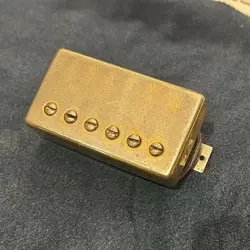 GIBSON 490R 498T HUMBUCKER PICKUP GOLD COVER TESTED