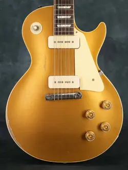 GIBSON CUSTOM SHOP MURPHY LAB 1954 LES PAUL GOLD TOP HEAVY AGED