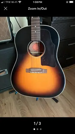 EPIPHONE INSPIRED BY GIBSON J-45 ACOUSTIC ELECTRIC GUITAR