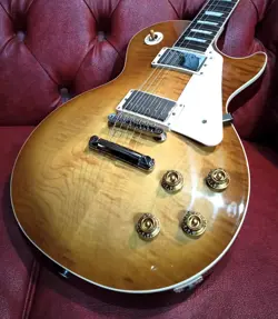 GIBSON LES PAUL STANDARD 50S FIGURED TOP DIRTY LEMON BURST ISHIBASHI EXCLUSIVE M