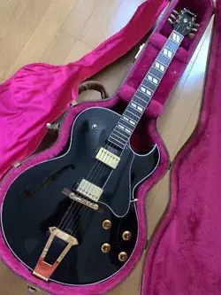GIBSON USA ES-175D VS 1993 EBONY BLACK GOOD CONDITION FROM JAPAN