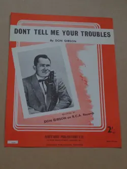 YOUR TROUBLES SHEET