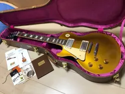 GIBSON CUSTOM SHOP STANDARD HISTORIC 1957 LES PAUL REISSUE DARK BACK VOS LEFT SA