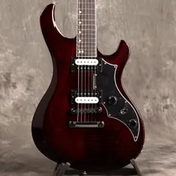 GIBSON USA/VICTORY FIGURED TOP WINE RED BURST ELECTRIC GUITAR WITH HARD CASE