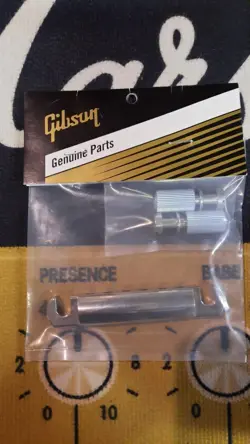 GIBSON TAILPIECE W/ MOUNTING STUDS & ANCHORS (NICKEL)