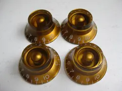 GIBSON LES PAUL GUITAR GOLD KNOBS SET FOR PROJECT UPGRADE