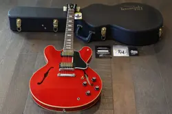 GIBSON CUSTOM SHOP 1963 ES-335 HISTORIC BLOCK REISSUE FADED CHERRY + COA OHSC