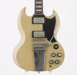 GIBSON CUSTOM SHOP HISTORIC COLLECTION LES PAUL SG STANDARD W MAESRO TV YELLOW
