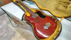 GIBSON EB-0 CHERRY MADE IN USA 1970 VINTAGE SOLID BODY SG ELECTRIC BASS GUITAR