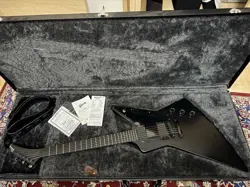 ELECTRIC GUITAR GIBSON LTD EXPLORER GOTHIC II EMG BLACK EBONY FINGERBOARD