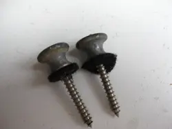 VINTAGE 60'S ORIGINAL GIBSON LES PAUL STUDIO STRAP BUTTONS PART FOR PROJECT