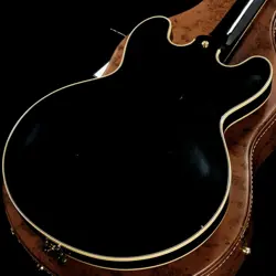 GIBSON CUSTOM SHOP MURPHY LAB 1959 ES-355 REISSUE LIGHT AGED EBONY W/BIGSBY SAFE