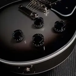 GIBSON CUSTOM SHOP HAND PICKED LES PAUL W/EBONY FINGERBOARD GLOSS SILVER SAFE DE